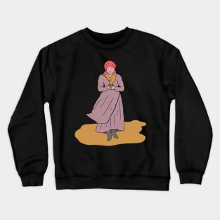 Painting Girl With iPhone - The Expected One Crewneck Sweatshirt